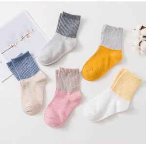 5 Pairs Kinderen Winter Dikke Warme Sokken Baby Jongens Meisjes Katoen Sport Sokken Herfst Kinderen Leuke Cartoon Beer Hart ster Sokken