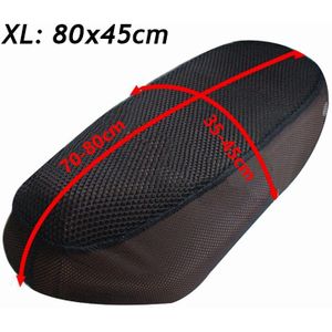 Ademende Zomer 3D Mesh Seat Cover Motorfiets Bromfiets Motor Scooter Stoelhoezen Kussen Anti-Slip Waterdichte Accessoires