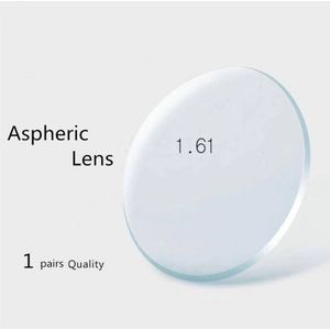 1.61 Recept CR-39 Hars Asferische Glazen Lenzen Bijziendheid Verziendheid Presbyopie Optische Lens Met Coating