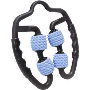 U Vorm Trigger Punt Massage Roller Voor Arm Been Nek Spierweefsel Voor Fitness Gym Yoga Pilates Sport 4 Wiel yoga Apparatuur