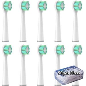 10Pcs Vervanging Sonicare Elektrische Tandenborstel Heads Voor Usmile Kid Vacuüm Schoon Zachte Dupont Nozzle Heads Smart Borstel Haren