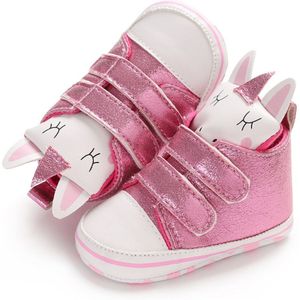 Pudcoco Pasgeboren Baby Jongens Meisjes Sneakers Lederen Sport Crib Soft Eerste Walker Schoenen Bunny Soft Sole Crib antislip schoenen 0-18 m