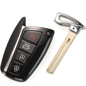 Bilchave 3/4 Knoppen Afstandsbediening Auto Sleutel Shell Voor Hyundai Genesis Santa Fe Equus Azera Key Case Vervanging Met Ongesneden Blad