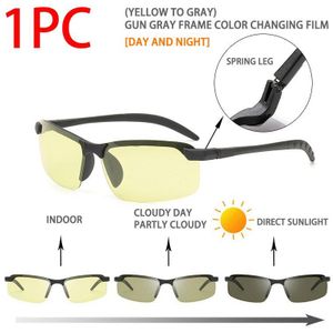 Zonnebril Voor Man Vrouw Auto Sunglsses Veiligheid Rijden Vissen Zonnebril Dag En Nacht Vison Meekleurende UV400 Bril