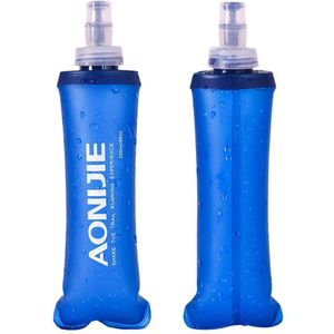 Aonijie Soft Running Waterfles Opvouwbare Waterzak Zachte Fles Fles Outdoor Sport Wandelen Camping Water Bag Rietje