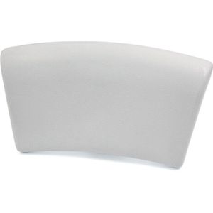 Wit Luxe Schuim Gewatteerde Spa Bad Kussen Tub Hals Hoofd Back Rest Kussen Met Zuignappen