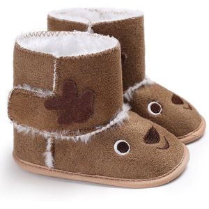 Leuke Sneeuw Katoen Warme Laarzen Zuigeling Zachte Zolen Pasgeboren Winter Baby Schoenen Voor Meisje Anti-Slip Kerst Laarsjes 0-18M