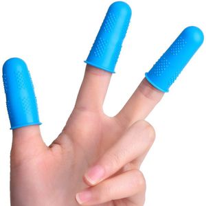 12 Pcs Smeltlijm Vinger Caps Siliconen Vinger Beschermers Voor Lijm Wax Hars Hars Honing Lijmen