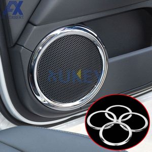 Ax Chrome Binnendeur Stereo Speaker Kraag Cover Fit Voor Jeep Patriot/Kompas Trim Bezel