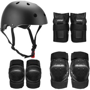 Beschermende Gear Set 7 In 1 Knie Elleboog Pads Pols Guards Helm Sport Veiligheid Bescherming Pads Voor Kinderen Tieners Scooter schaatsen