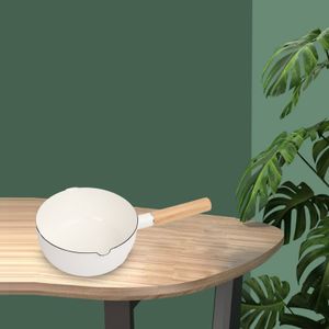 1.5L Emaille Melk Pan Kookpot Non Stick Ongecoat Voor Thuis Kachels Alle Kookplaten