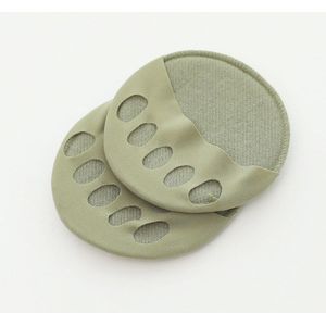 Vrouwen Voorvoet Pad Half Palm Hoge Hakken Sokken Zomer Dunne Ijs Zijde Onzichtbare Boot Sokken Vijf-Vinger Split Teen sok