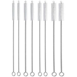 4Pcs/10Pcs Stro Reinigingsborstel Herbruikbare Milieuvriendelijke Rvs Rietje Cleaner Brush Set Zachte Haar Reiniging tool