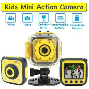 Mini HD Kinderen Action Camera Digitale Sport Camcorder Waterdichte Case Fietsen Micro Cam Video Recorder DV Kid Kind