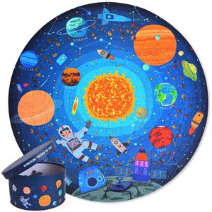 150Pcs Educatief Kleurrijke Vorm Puzzels Cultiveren Aandacht Kids Puzzel Spacewalk Papier Speelgoed Kinderen Vroeg Leren Speelgoed