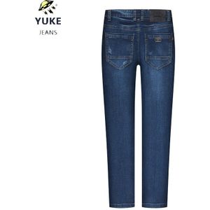 YUKE Jongen, jeans Mode Elastische band Slim Fit Jeans mannen Stretch Rechte Jeans kinderen Jeans 8-15 Leeftijd M13453