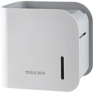 Baispo Draagbare Toiletrolhouder Waterdichte Opbergdoos Punch Gratis Tissue Doos Huishoudelijke Opslag Houder Badkamer Accessoires