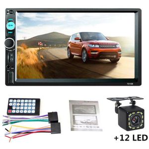 2din 7 Inch Touch Screen Auto Radio Stereo Bluetooth MP5 Speler Fm Audio Ontvanger Sd/Usb/Aux Ondersteuning achteruitrijcamera
