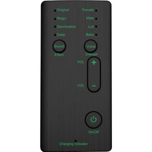 7 Geluid Veranderende Modes Hoofdtelefoon Microfoon Verschillende Geluid Verandert Draagbare Voice Versterkers Voor Telefoon Voice Changer Adapter