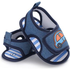 Pasgeboren Baby Jongens Meisjes Zomer Sandalen Leuke Cartoon Auto Print Soft Sole Crib Schoenen Klompen Peuter Prewalker Sandalen Schoenen