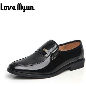 Volwassen Man Lederen Kleding Schoenen Business Wedding Schoenen Voor Mannen Loafers, Mocassin Rijden Schoenen Lederen Slip Op Schoenen DD-11