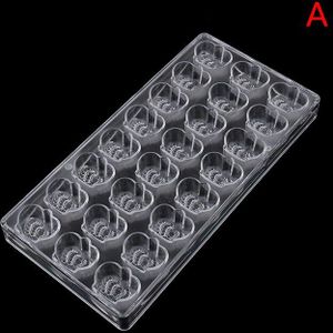 3D Polycarbonaat Chocolade Mallen Chocolade Candy Bars Mallen Lade Polycarbonaat Plastic Vorm Bloemen Bakken Gebak Bakkerij Gereedschap