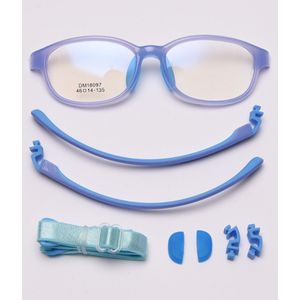 Kiekeboe Siliconen Vierkante Bril Voor Kinderen TR90 Frame Blauw Roze Meisje Optische Glazen Frame Voor Kinderen Accessoires Voor Studenten