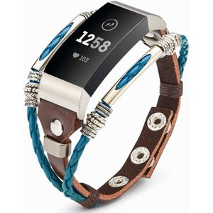 Voor Fitbit Lading 4 Lading 3 Band Vrouwen Mannen Lederen Handgemaakte Vervanging Band Strap Stijlvolle Polsbandjes Maat Verstelbaar Armband