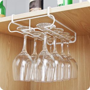 Wijn Glas Rack Kast Stand Home Dining Bar Tool Roestvrij Plank Houder Hanger Dubbele Rijen Rvs Duurzaam Hanger