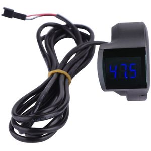 Elektrische Fiets Thumb Gaspedaal Shifter Accelerator met Digitale Voltage Display voor Scooter Elektrische Scooter Accessoires