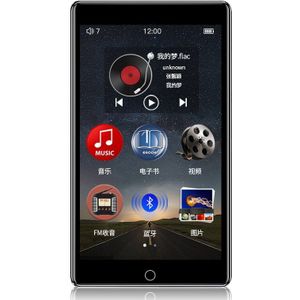 Ruizu H1 4 Inch Touch Sn Bluetooth 5.0 MP3 Speler Muziek MP4 Video Speler Met Ingebouwde Luidspreker Ondersteuning fm Radio Opname E-