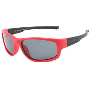 Zonnebril Kids Gepolariseerde Carton Kinderen Bril Voor Jongen Meisjes Flexibele Zonnebril Sport Vierkante Brillen UV400