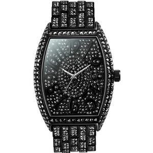 Arabische Cijfers Heren Horloges Top Brand Luxe Zilveren Horloge Mannen Diamond Met Mannelijke Iced Out Chronograaf Klok Horloge