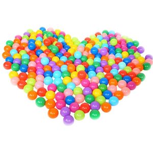 25Pcs Milieuvriendelijke Kleurrijke Oceaan Ballen Zacht Plastic Water Zwembad Oceaan Golf Bal Kids Swim Pit Met Basketbal Hoepel Spelen huis