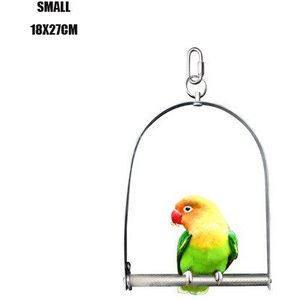 Creatieve Vogel Papegaai Poot Swing Speelgoed Opknoping Diy Vogelkooi Parkiet Baars Stand Hangmat Ring Bridge Dierbenodigdheden