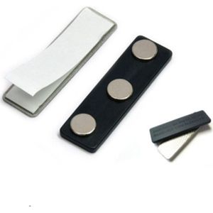 10 stuks magnetische badge voor ID attachment name tag holder 3 magneten badge houder