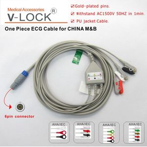 Een Stuk Ecg-kabel Met 3Leads, Snap Voor China Creatieve Patiënt Monitor