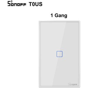 Sonoff T0 Ons Tx 1/2/3 Gang Voice/App/Touch Control Wifi Smart Wandlamp schakelaar Basic Timer Werkt Met Alexa Google Thuis