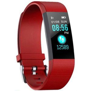 Smart Horloge Mannen Vrouwen Smartband Kleur Scherm Bloeddruk Hartslagmeter Meting Waterdicht Bluetooth Fitness Armband