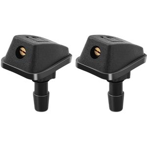 2 Stks/set Auto Universele Friont Ruitenwisser Nozzle Jet Sproeier Kits Sprinkler Water Fan Uitloop Cover Washer Outlet Aanpassing