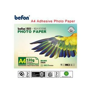 Befon A4 Zelfklevend Fotopapier 20 Vellen 130gms Inkjet Printer Photo Printing Papier Fotopapier Matte