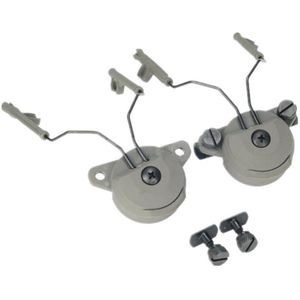 Ex Headset Hoofdtelefoon Onderdelen En Helm Rail Adapter Set GEN1 Voor Comtac I/Ii Hoofdtelefoon Headset Zwart De Fg
