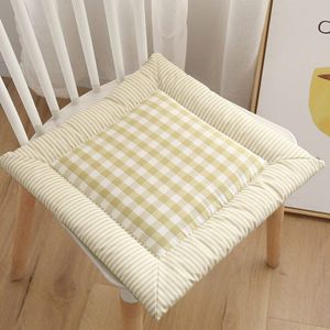 Pastorale Plaid Stoel Kussen Tuin Kantoor Thuis Katoen Linnen Pad Futon Tatami Zetel Outdoor Vierkante Kruk Kussens Sofa Stoel Mat