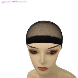 Voorraad Haarnetje 30 Eenheden Pruik Caps Voor Het Maken Pruiken Zwart Bruin Stocking Wig Cap Liner Snood Nylon Mesh Cap In 5 kleuren Weven Cap