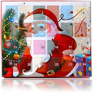 Kerst Advent Kalender Sneeuwpop Kinderen Kalender Doos Met Mode Armband Sieraden 24 Dagen Diy Charmes Set Voor Kinderen 3