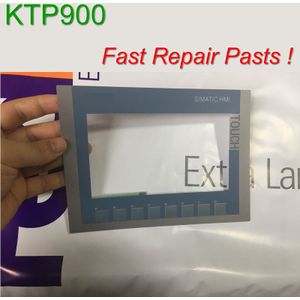 6AG1123-2JB03-2AX0 KTP900 Membraan Toetsenbord + Touch Glas voor SIMATIC HMI Panel reparatie ~ doen het zelf, in voorraad Hebben
