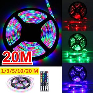 1/3/5/10/20M Smd 3528 Led Strip Licht IP33 Led Licht Flexibele Lint licht Streep Rgb Led Licht Met Ir Controller Adapter