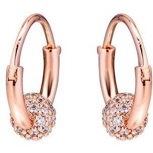 Ckk Oorbel Fonkelende Dubbele Hoepel Oorbellen Sterling Zilveren Sieraden 100% Voor Vrouwen Brincos Kolczyki Pendientes Accesorios Mujer