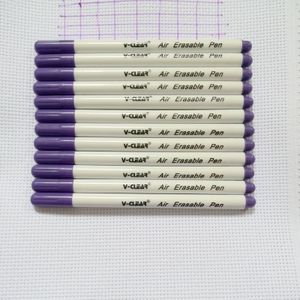Vclear Air Uitwisbare Marker Pen In Paars Stof Chaco Ace Pen Violet Kleding Markering Pen 12 Pcs Chako Ace Pen stitch Markers