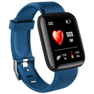 116 Plus Smart Horloge Mannen Vrouwen Smart Polsband Hartslag Bloeddrukmeter Fitness Tracker Waterdichte Sport Slimme Armband
